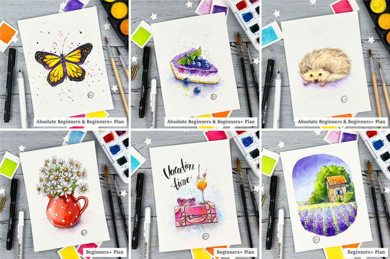 Art tutorials subscription Dream & Draw Art School
