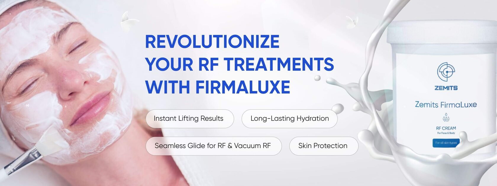 Zemits FirmaLuxe Innovative Cream for RF & Vacuum RF Lifting, 1.000ml