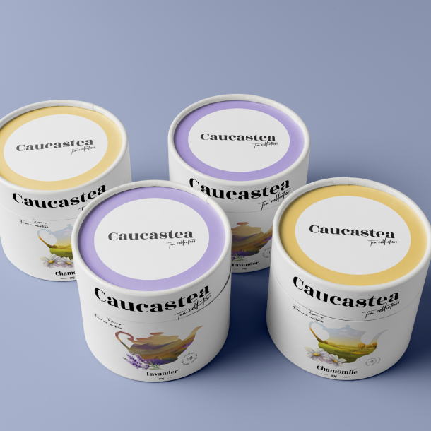 Caucastea-Armenian premium tea collection branding by Yugen Branding