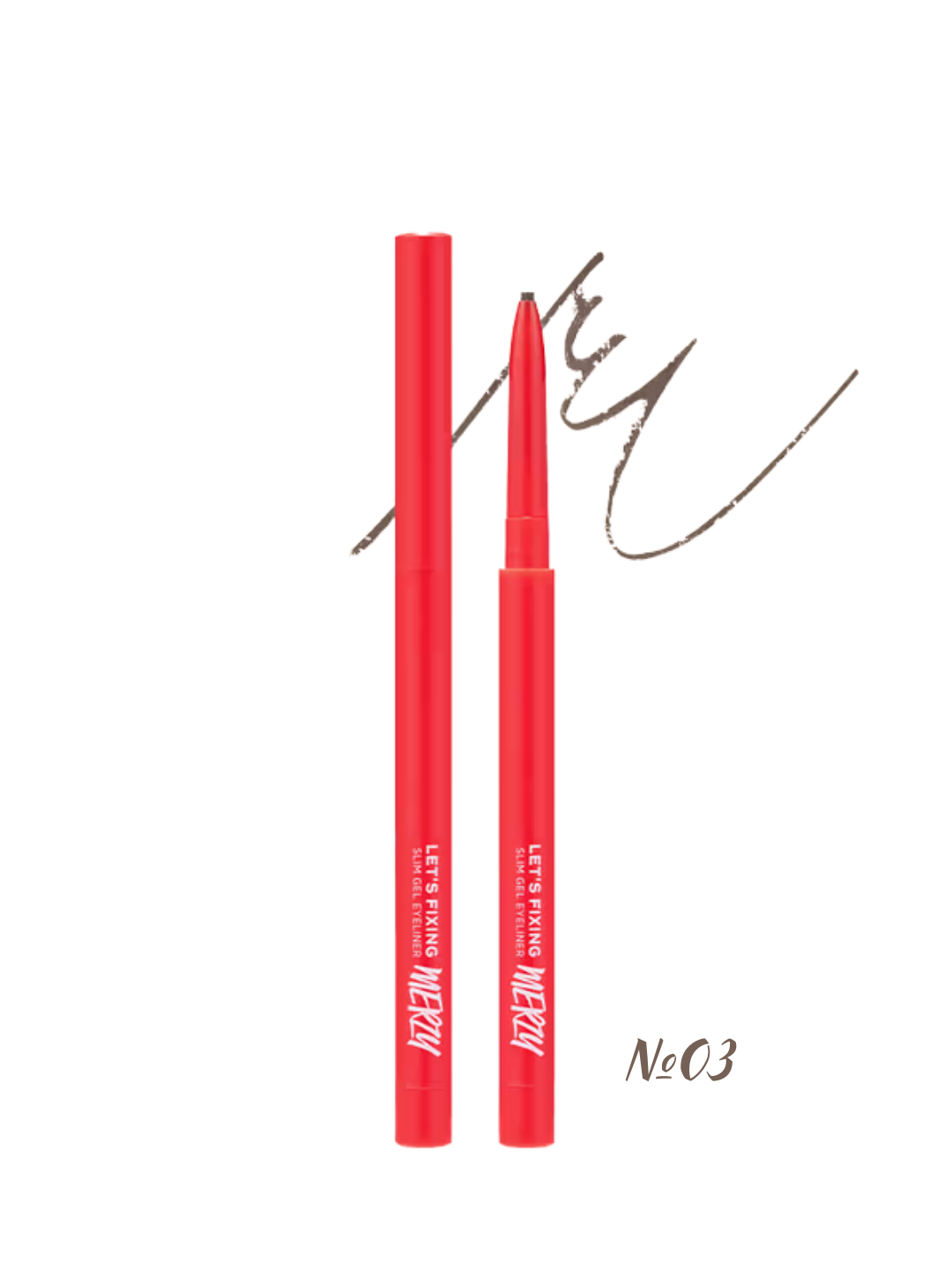 Корейский гелевый карандаш для глаз с ультратонким наконечником, мягкое нанесение и высокая стойкость