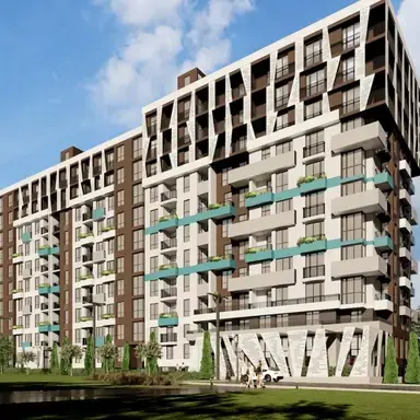 ЖК Golden City — фасад жилого комплекса