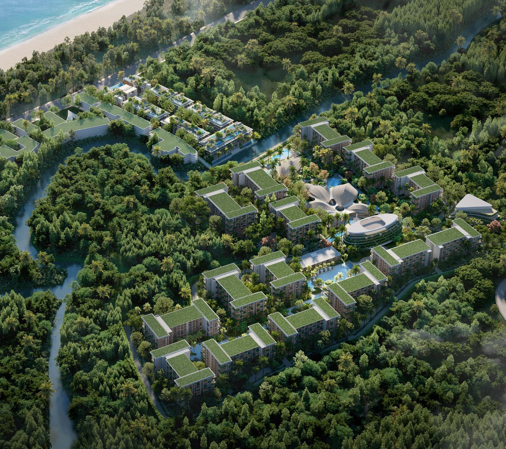 Gardens of Eden master plan — layout of the three phases: Eden, Park, Lake Residences