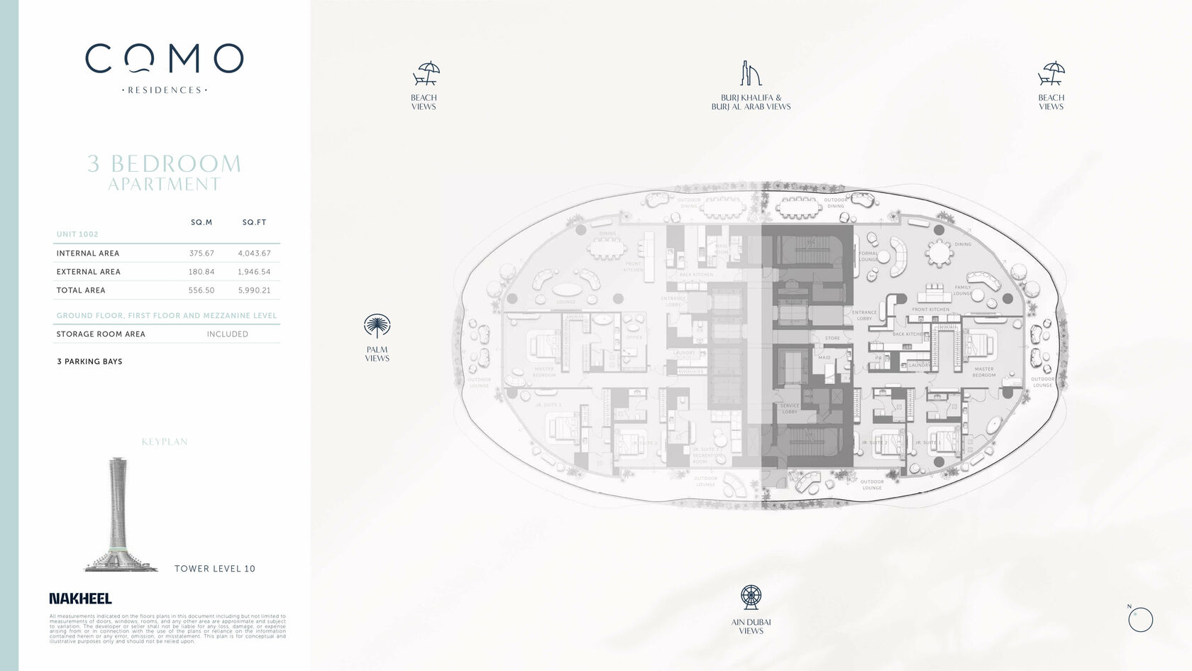 Luxury living at como residences palm jumeirah apartments