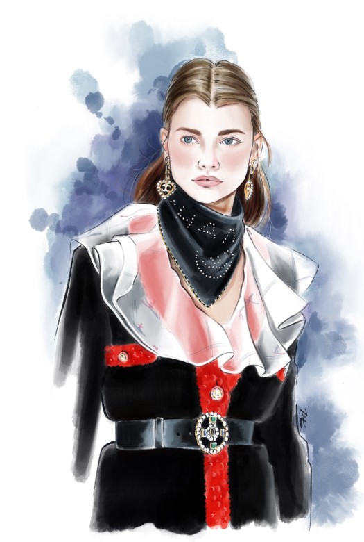 как рисовать фешн скетчи