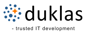 Logo of duklas, the trusted IT outsourcing and software development company in Denmark