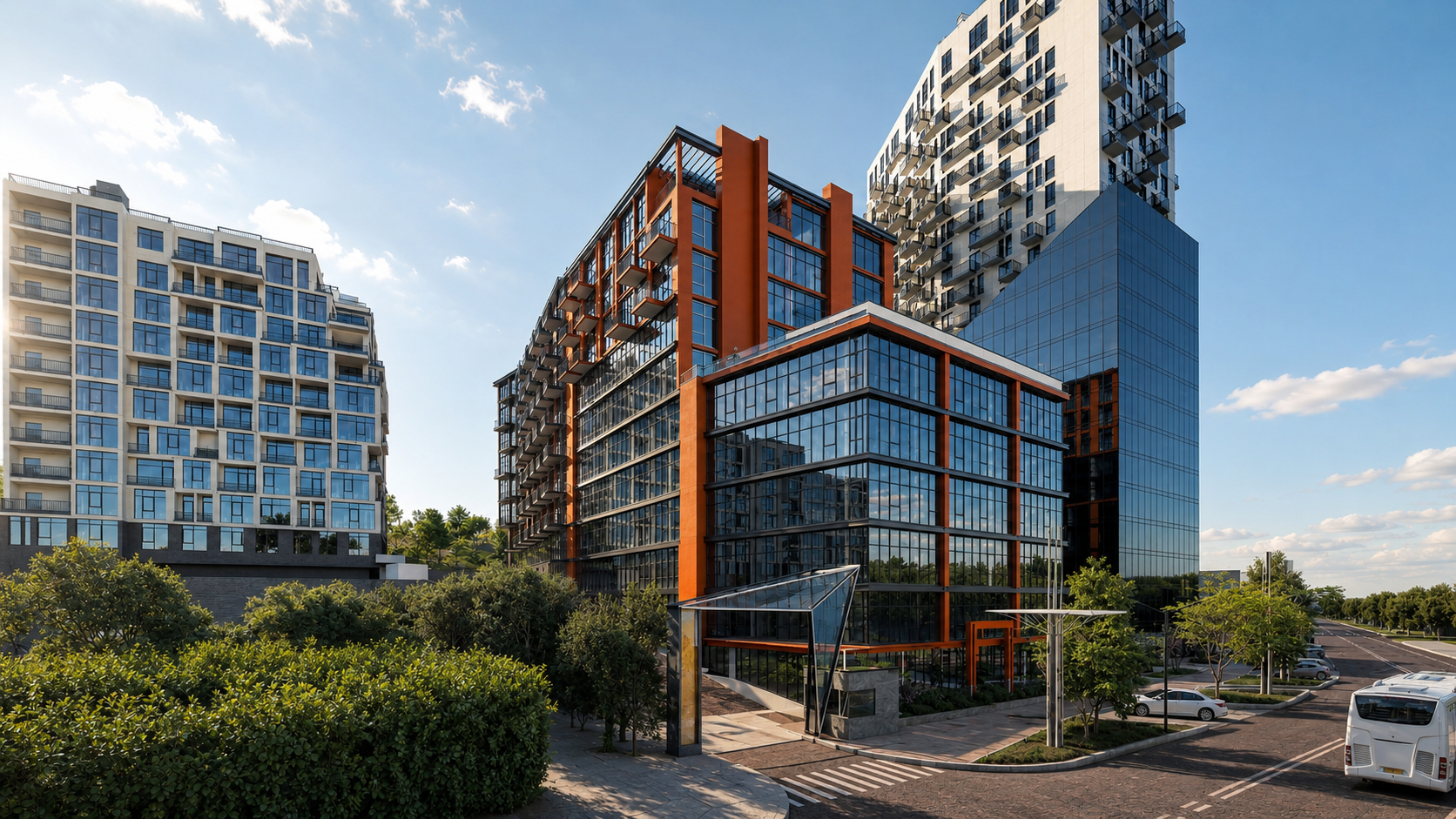 Leleka by Odesa — complex facade