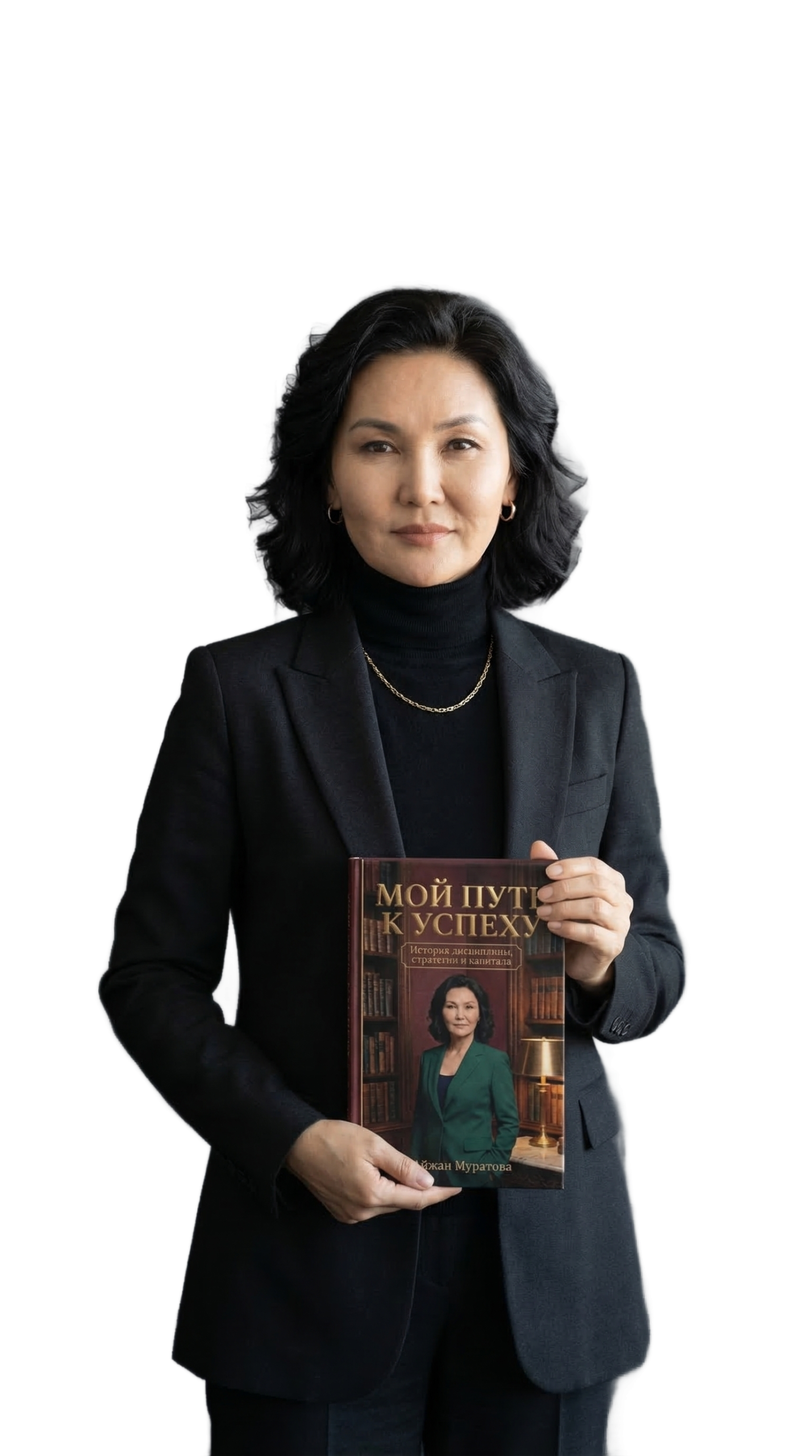 Айжан Муратова с книгой