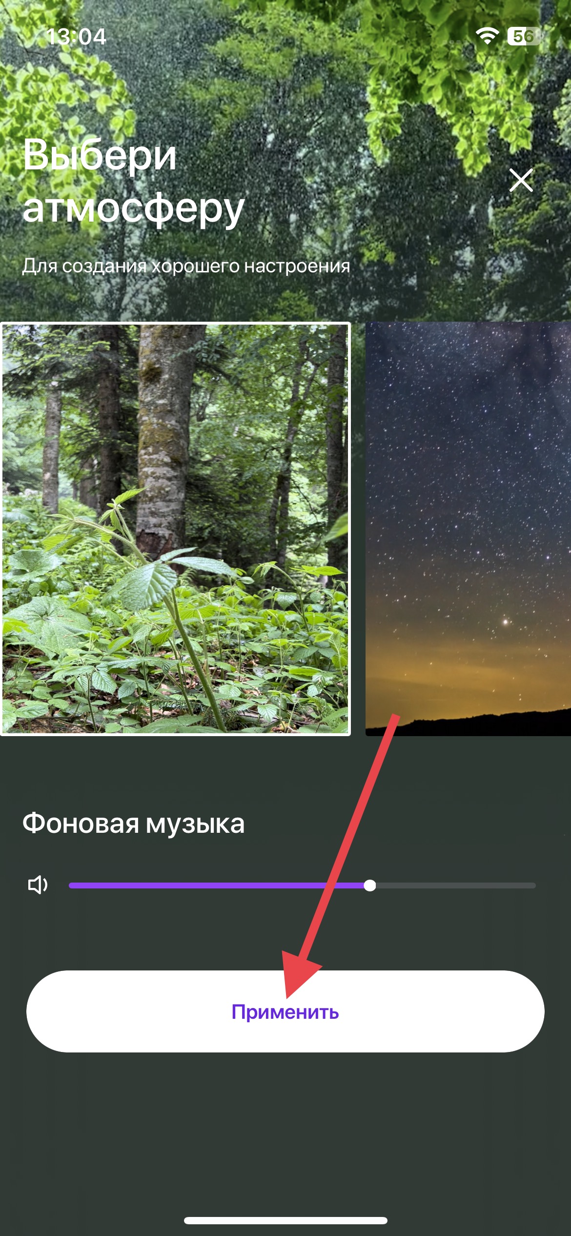 Mind power FAQ manual_Как выбрать другой фон темы и убавить звук темы в ...