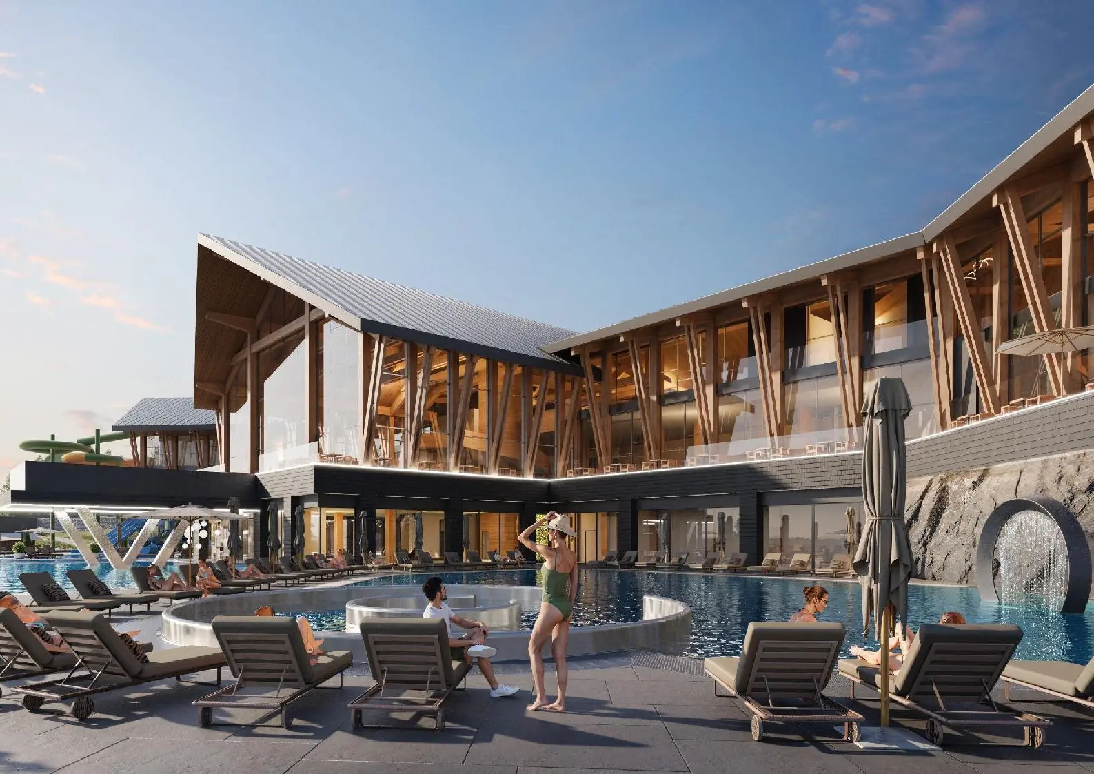 Апартаменты и территория Apartel Skhidnytsya