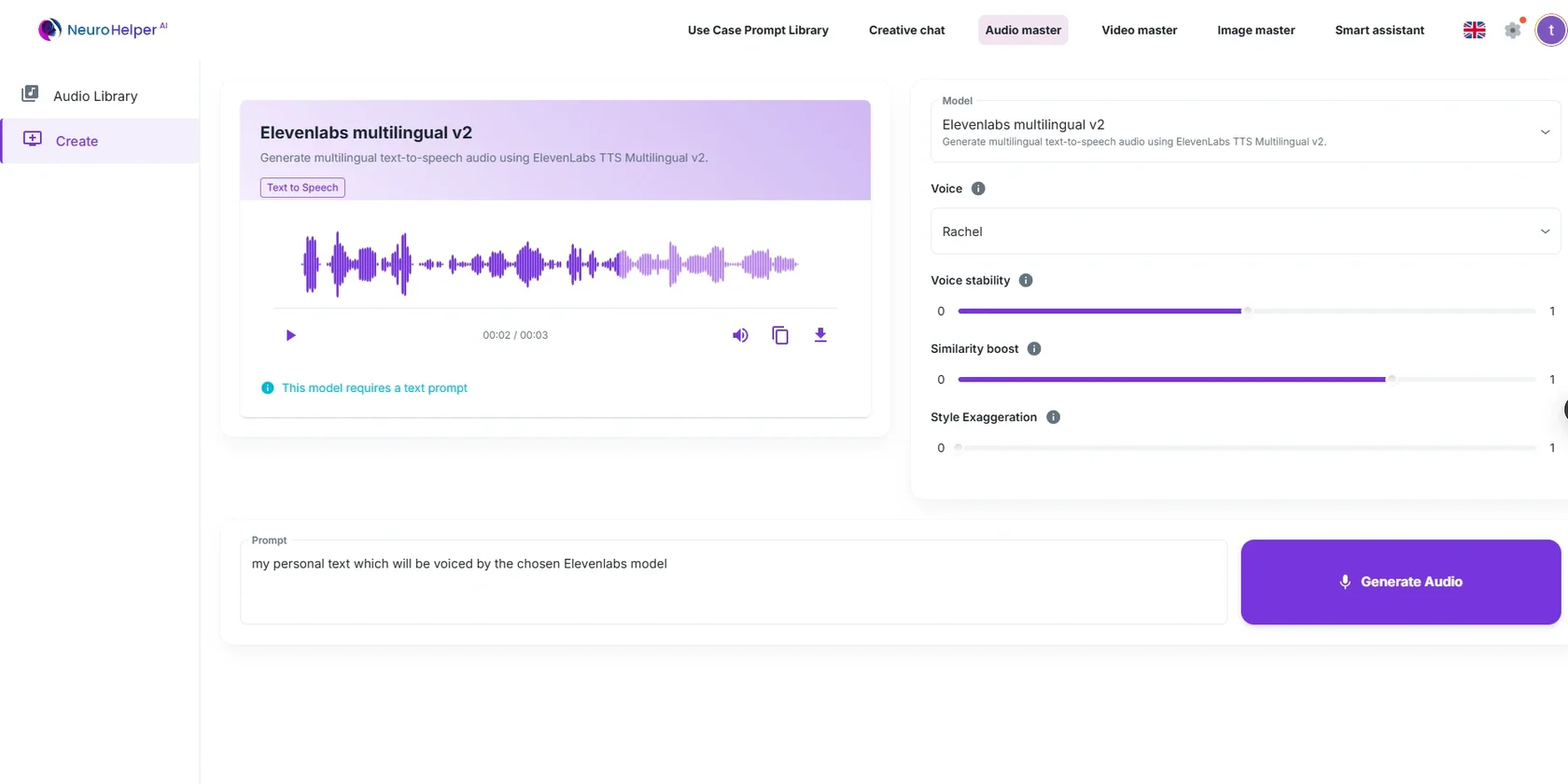 Text-to-Speech with ElevenLabs