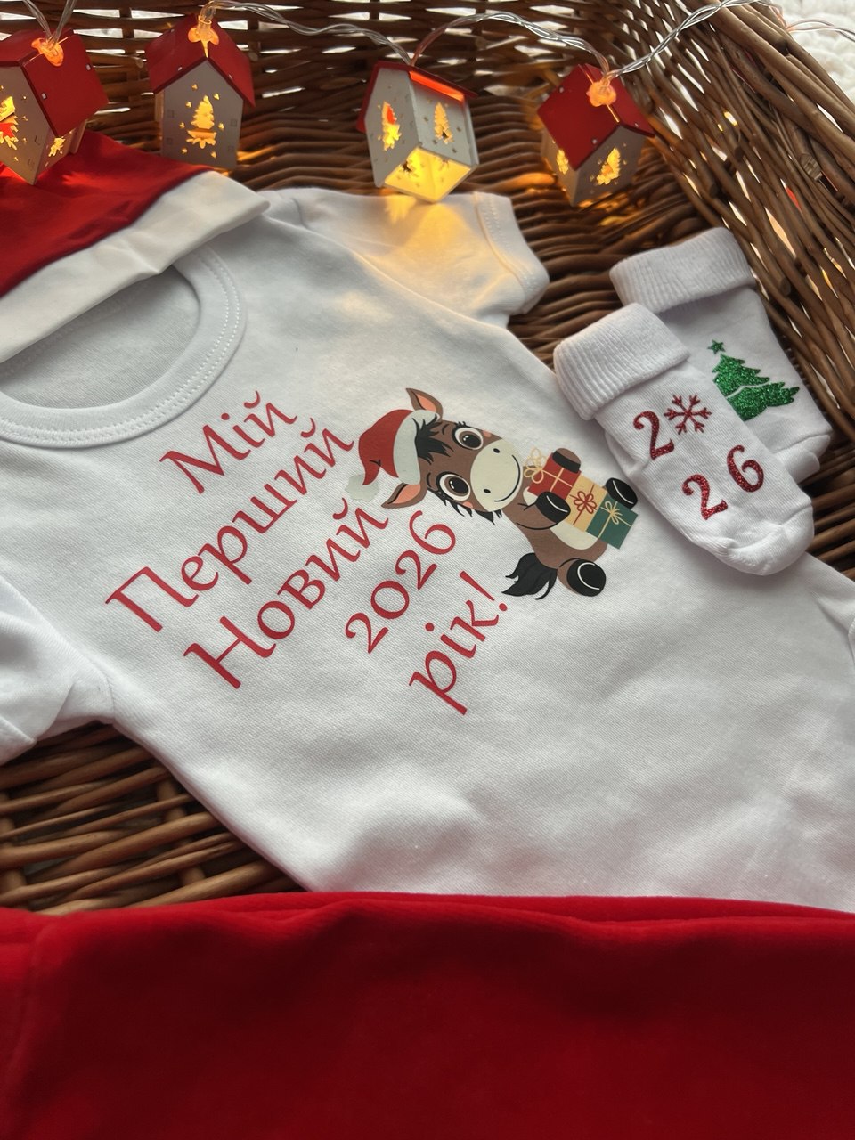 святкові боді для немовлят