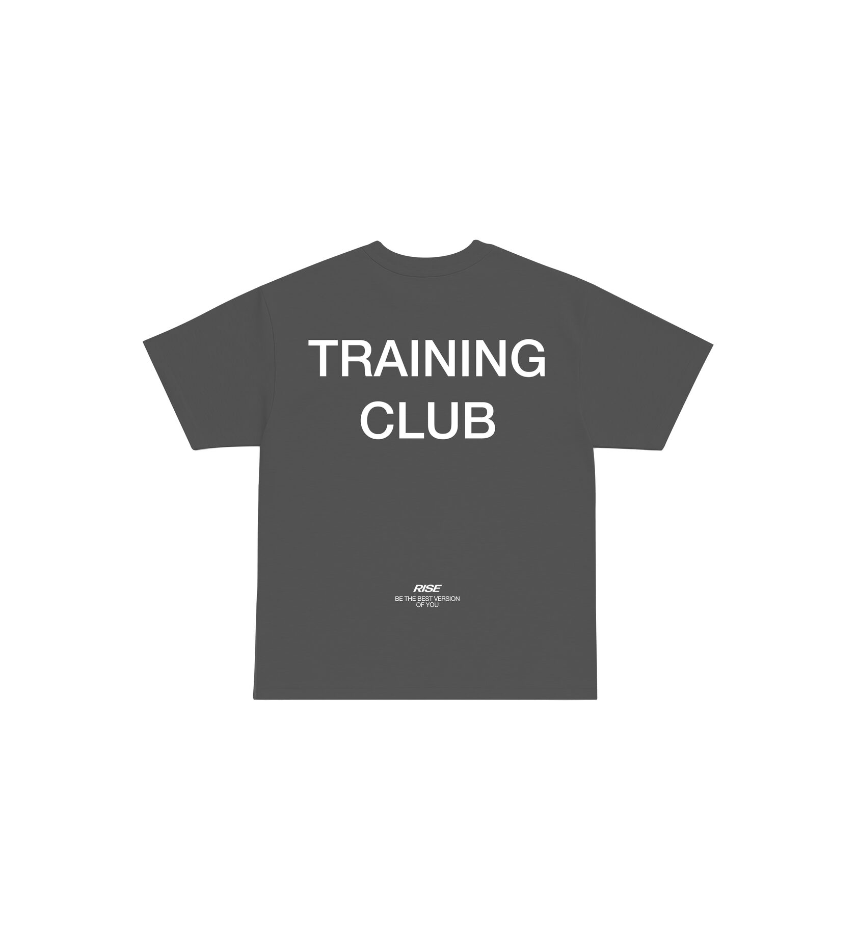 Футболка оверсайз Rise Training Club темно-серая мужская