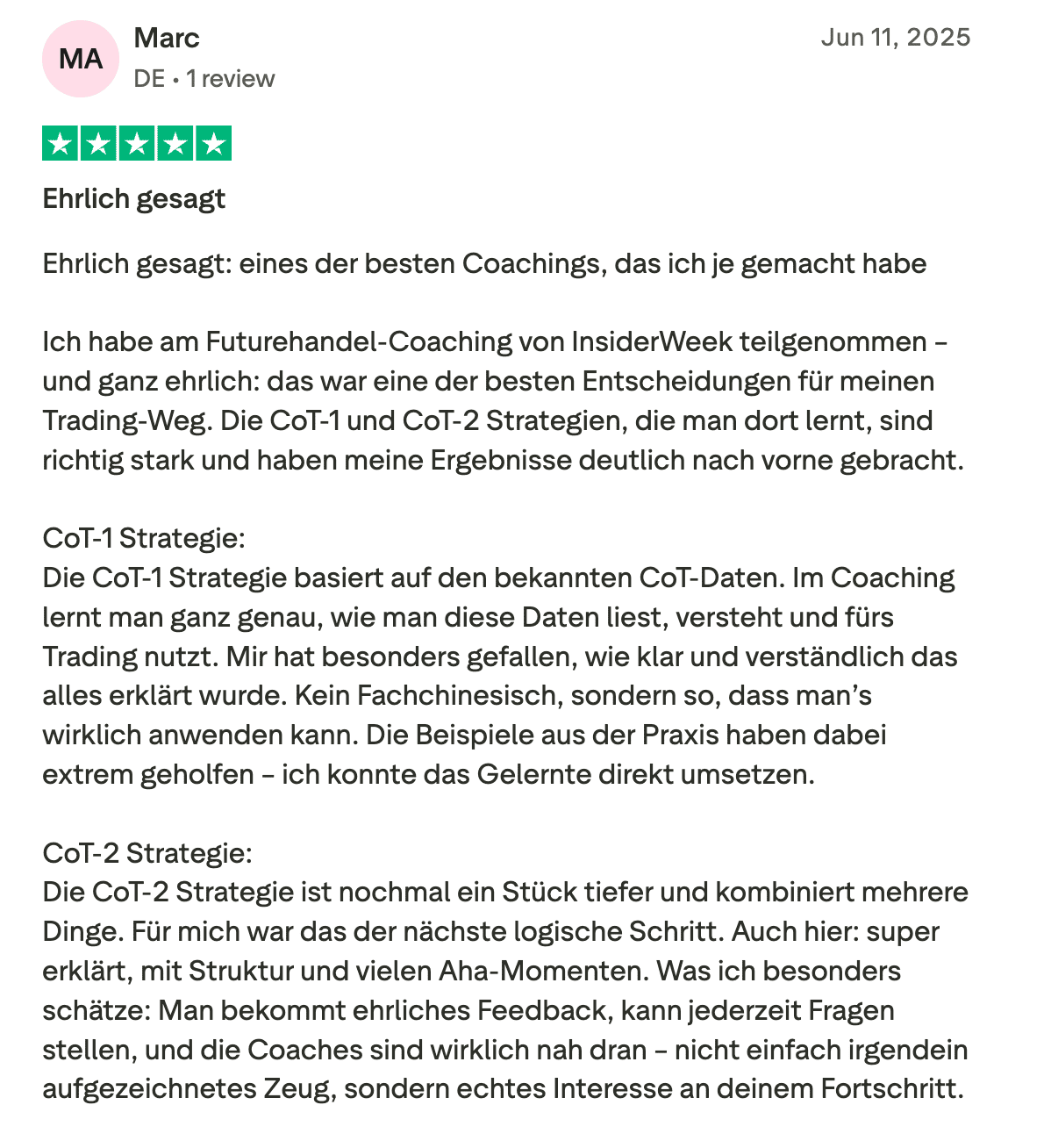Teilnehmer-Bewertung