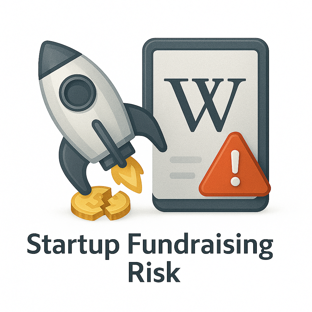 Startup finance risk icon