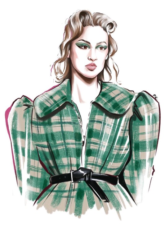 фешн скетчи уроки 