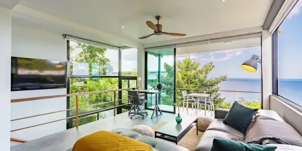 Seaview from 1 bedroom apartments, Haad Yao