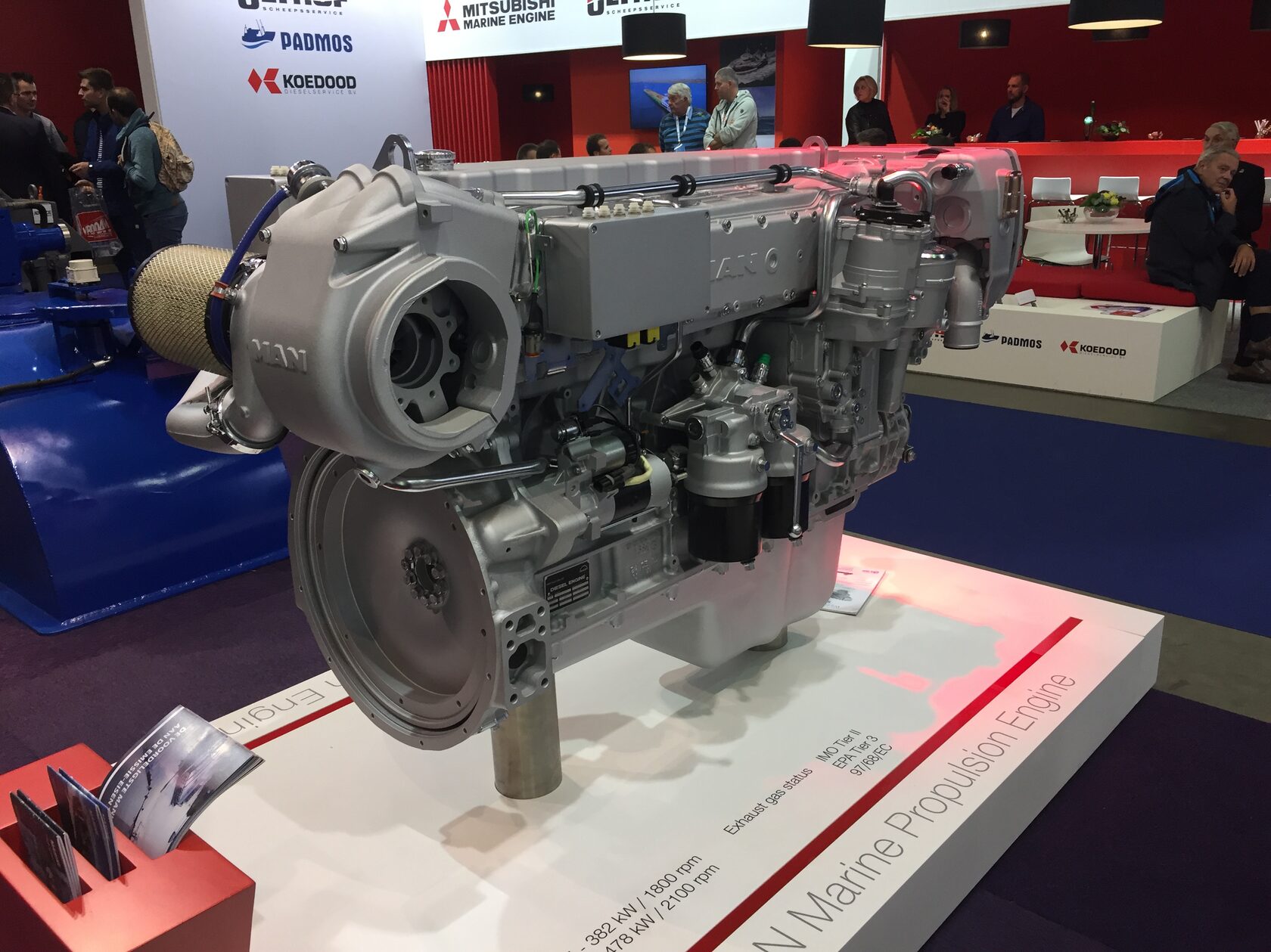 MAN D2676 marine propulsion engine — MAN marine engine spare parts sourced by IWH from Turkey