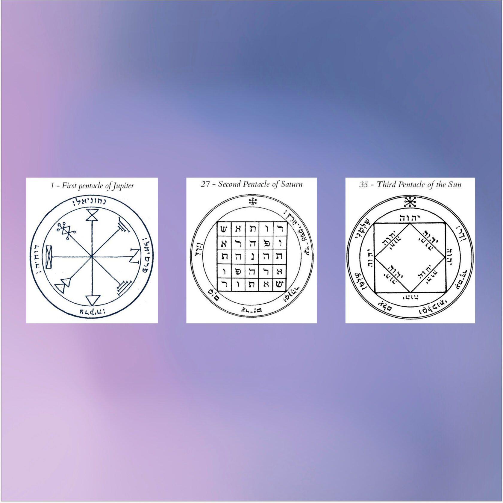 KING SOLOMON SEALS MEDITATIONS