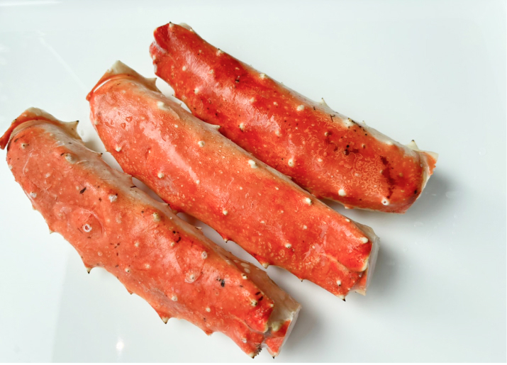 Red King Crab merus meat shell on