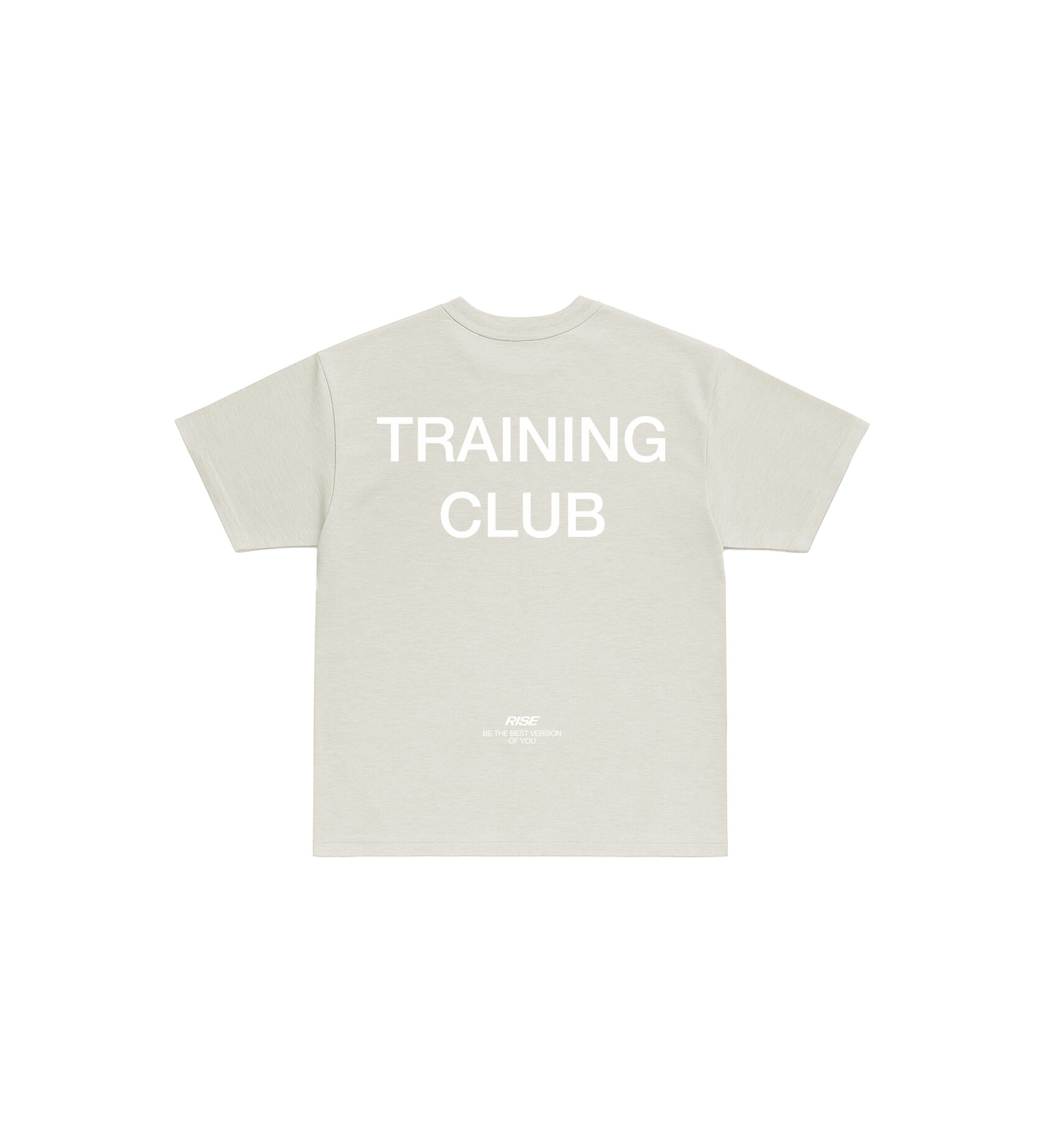 Футболка Rise Training Club серо-бежевая мужская спортивная