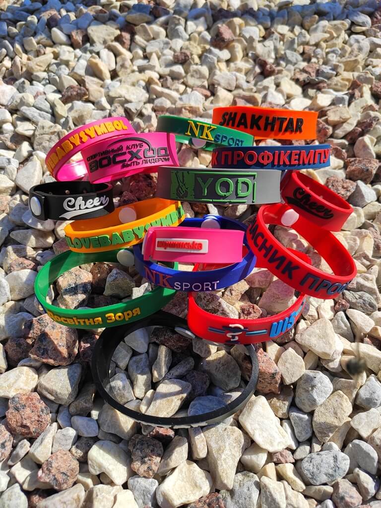 Печать на силиконовых браслетах | Купить браслеты в Киеве, Харькове ...