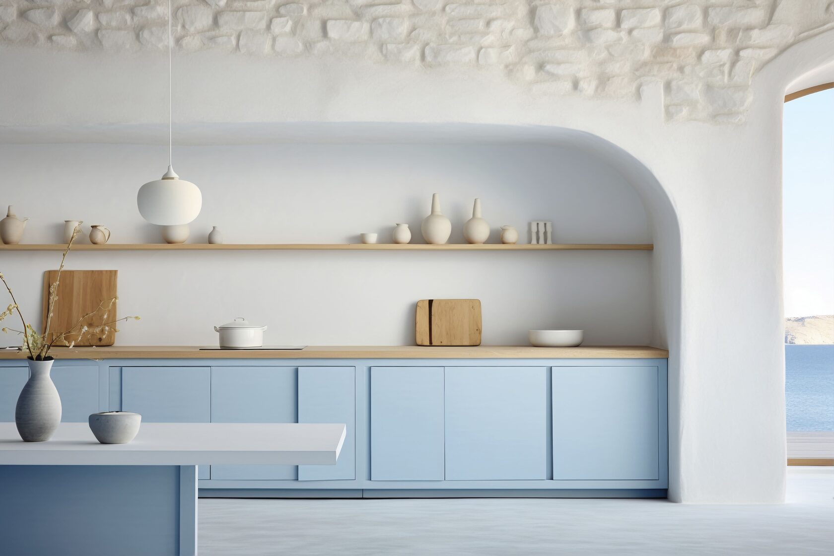 белая кухня фото