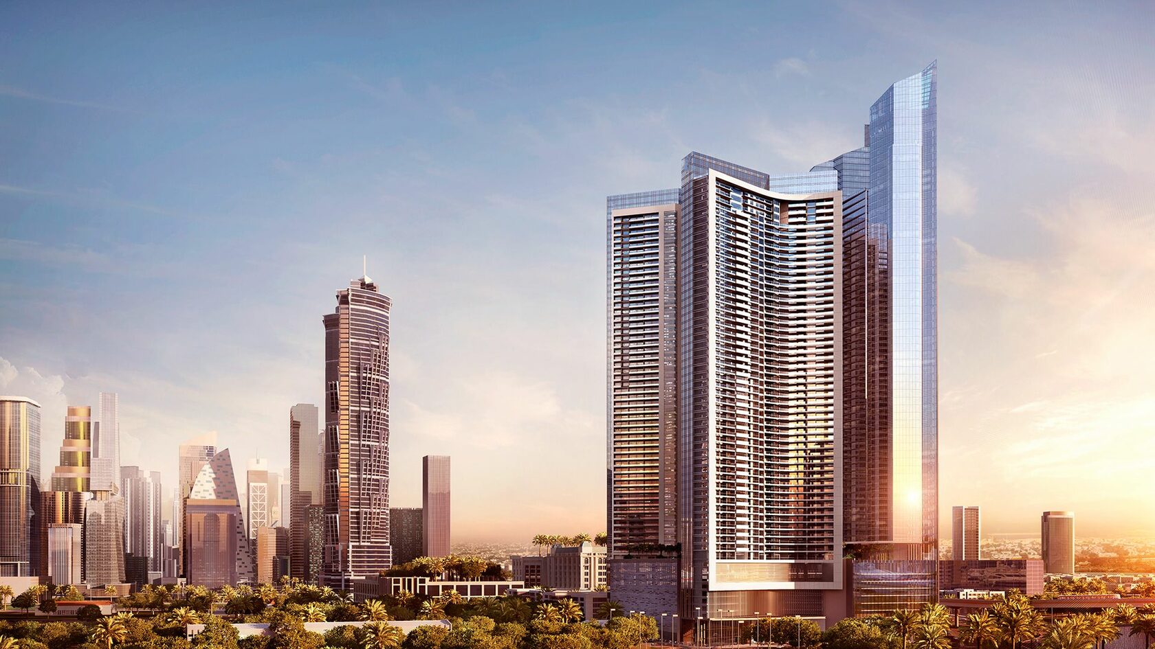 AYKON City от DAMAC Properties в Business Bay, Дубай | Студии ...