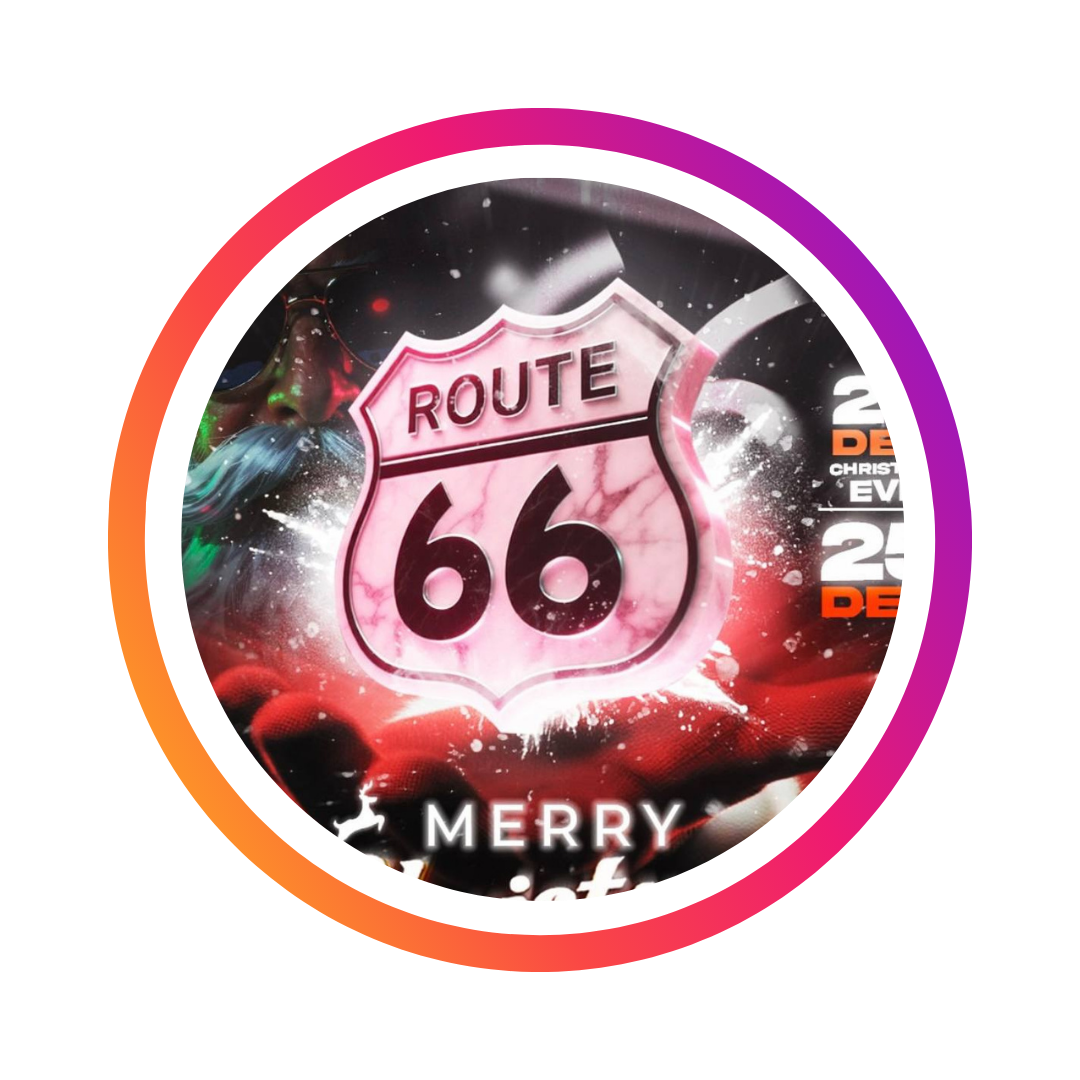 логотип ночного клуба Route66 в Бангкоке
