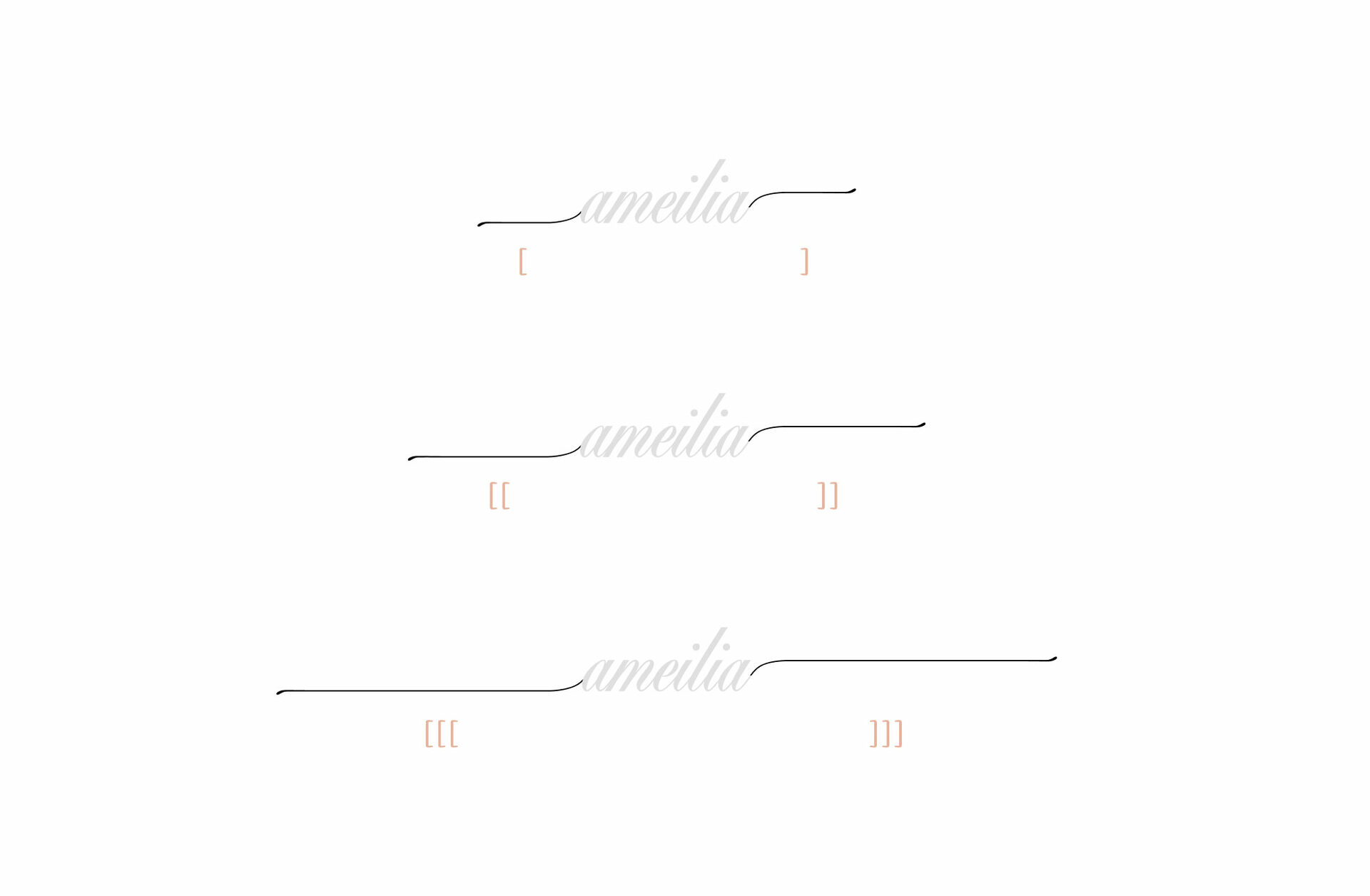 Victoria swashes, font