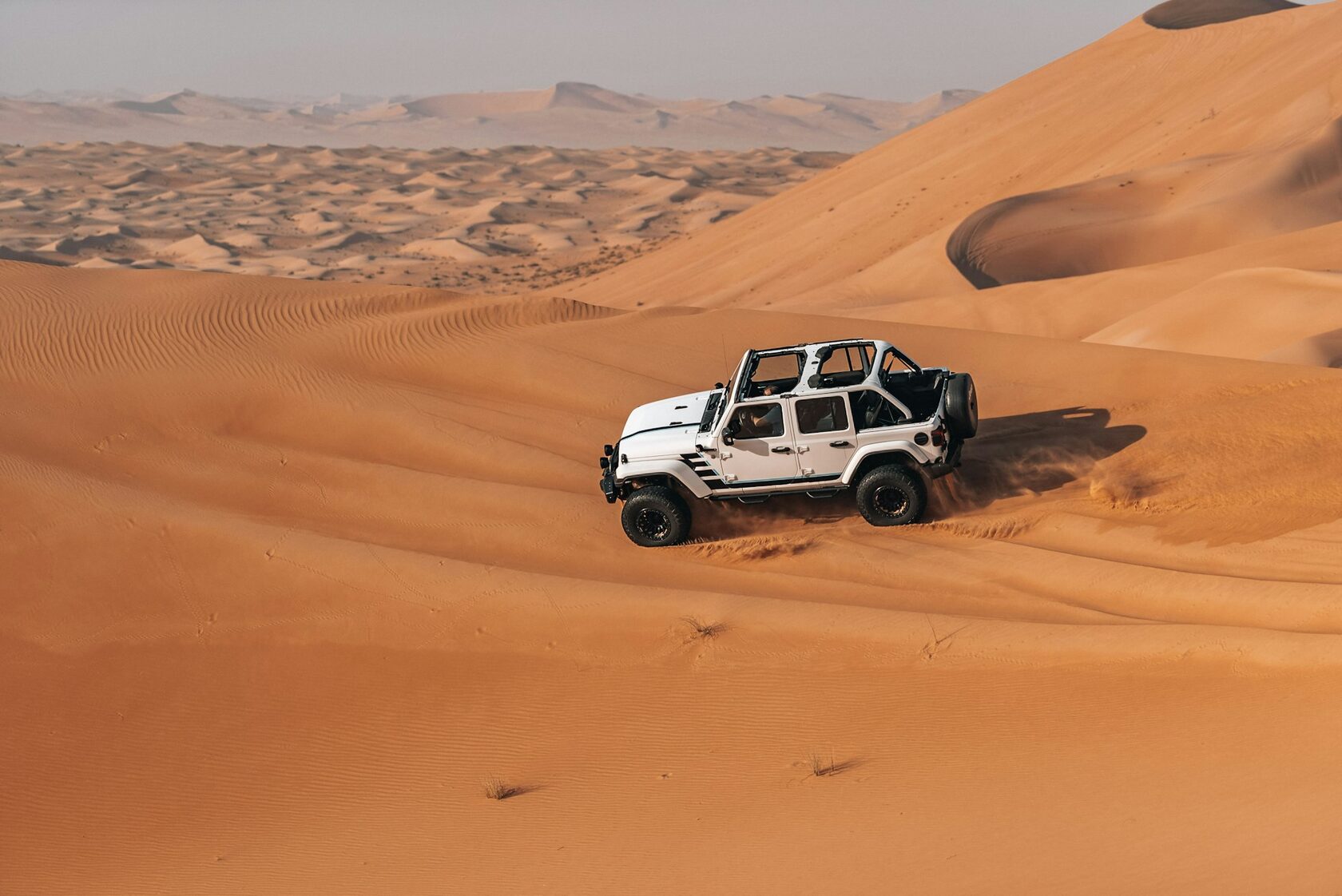 Jeep safari on Dubai's golden dunes