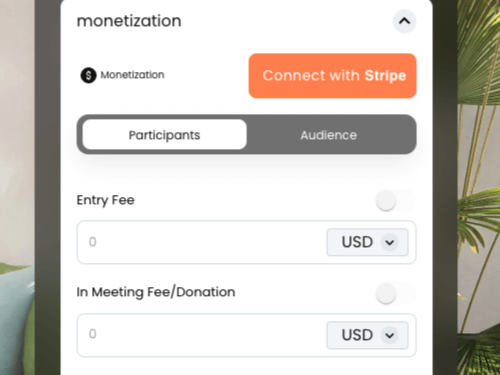 monetization feature within ruume