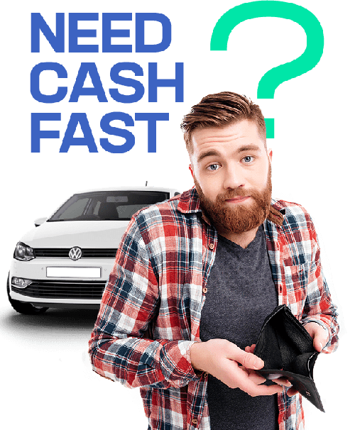 guy with the car and empty wallet from tetralab case autogeld24 website design