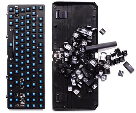 Чистка механических клавиатур, сервисный центр ZM.