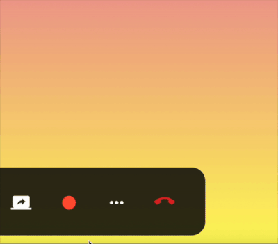 recording feature in ruume so professionals can share meetings with clients