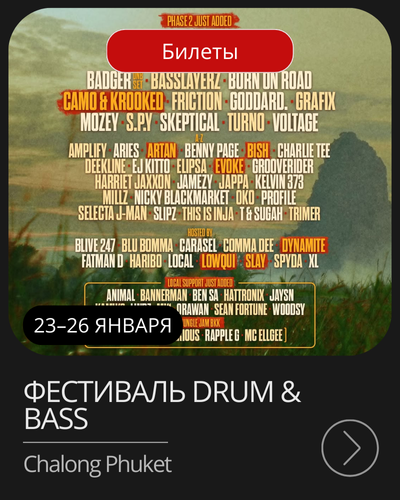 Афиша воскресной ярмарки в Old Town, Пхукет