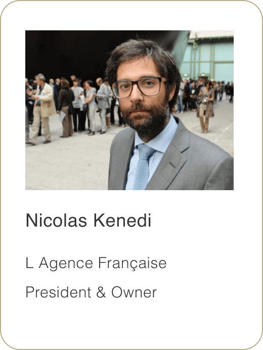 Nicolas Kenedi L Agence Française President &amp; Owner
