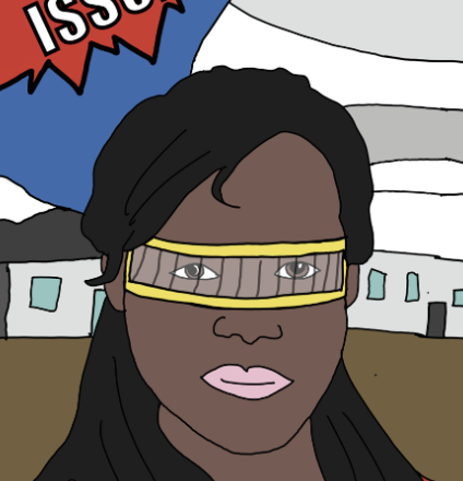 Maggie Aderin-Pocock as a superhero 