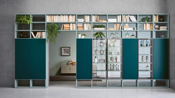 Дизайнерский книжный шкаф