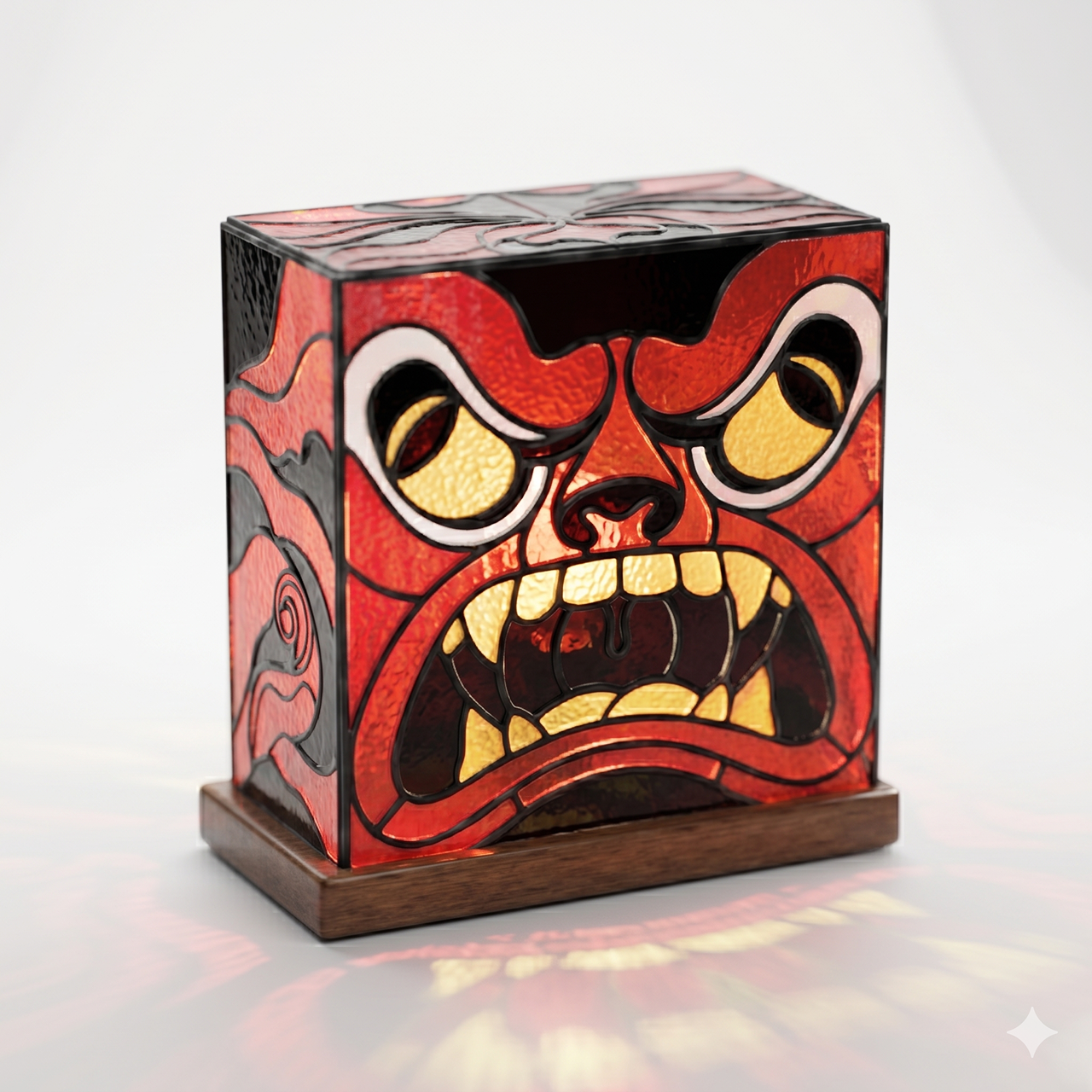 Demon Stained Glass Lamp