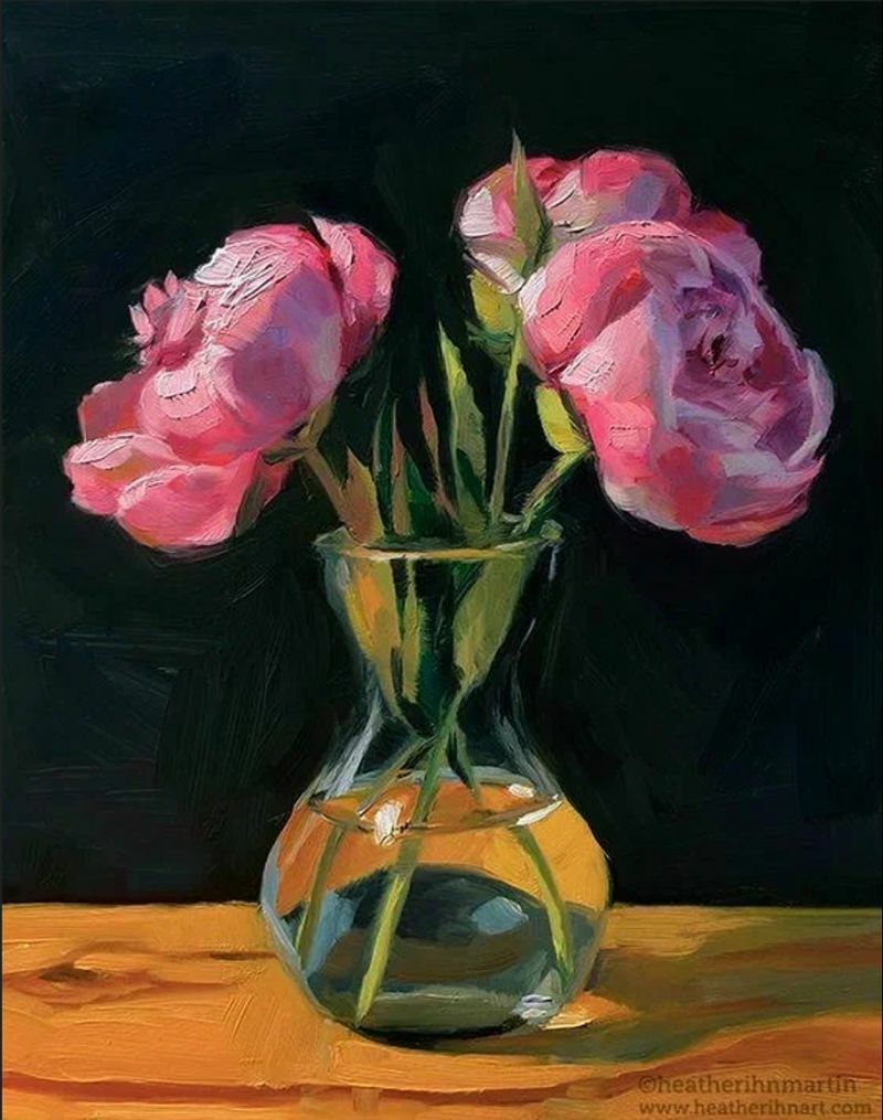 Натюрморт с пионами