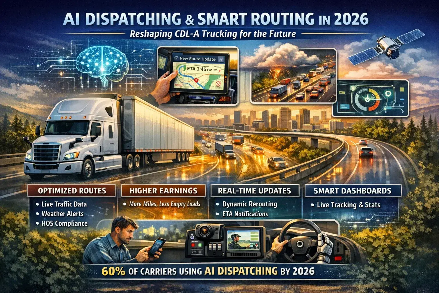 CDL-A Trucking with AI Dispatching in 2026