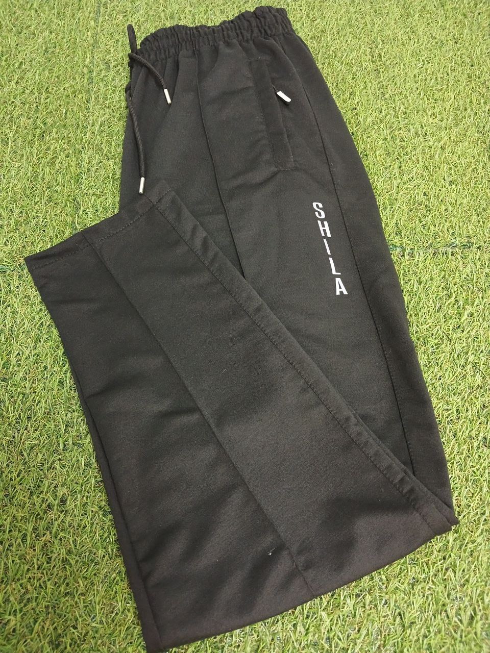 Спортивні чоловічі чорні штани зі стрілкою