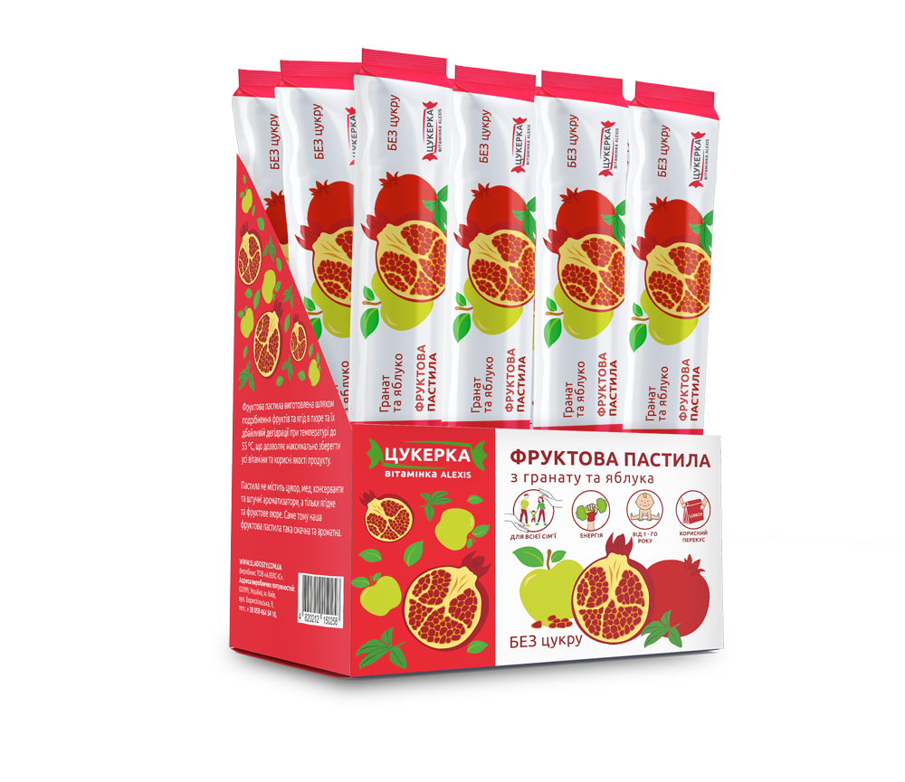 пастила гранат и яблоко