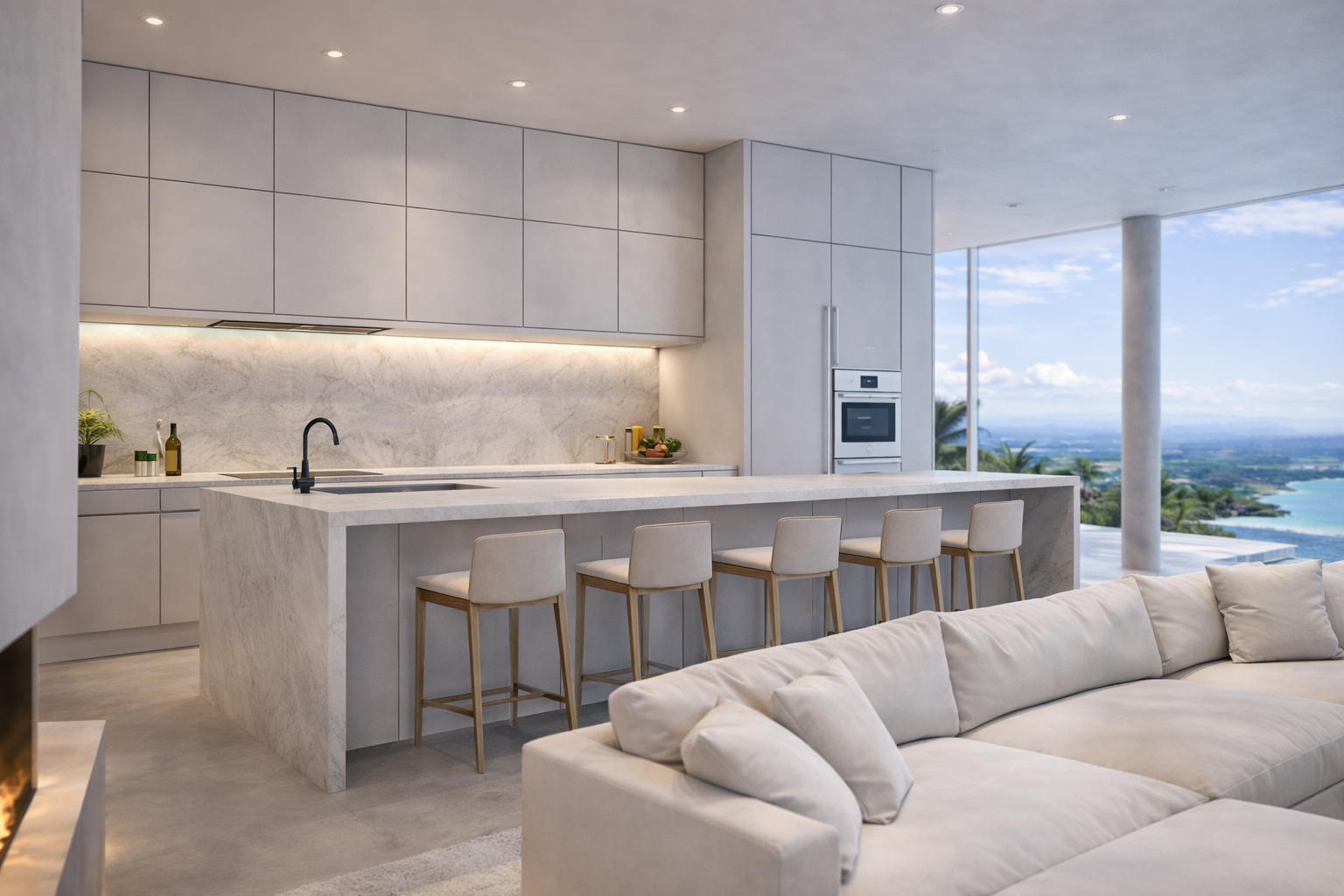 Cliff villa