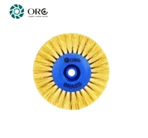 Plastic Hub Brass Brush 4C 78mm