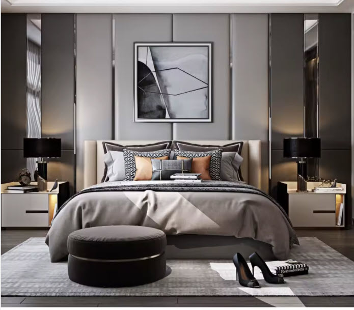 Luxury bespoke upholstered bed frame