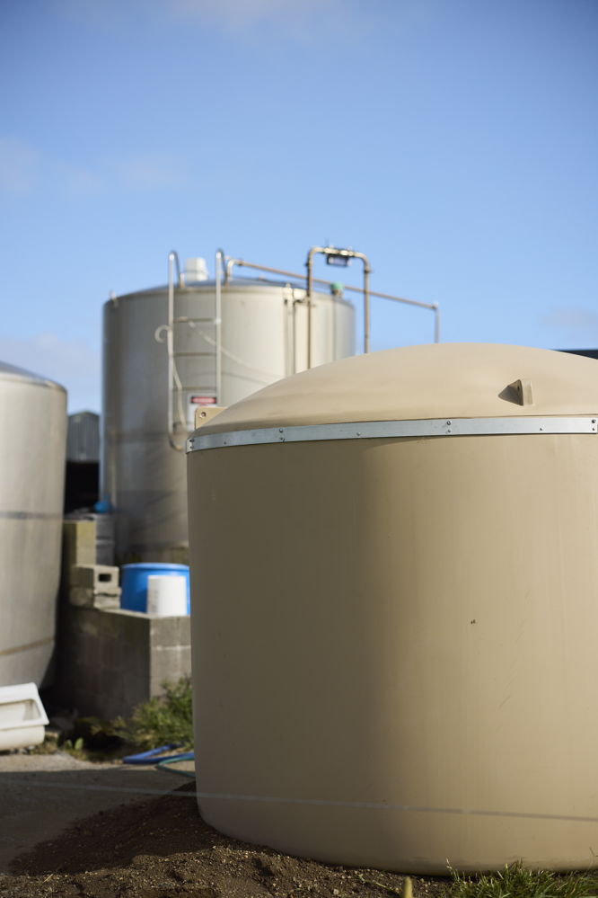 Ice Tank cooling system for dairy farms