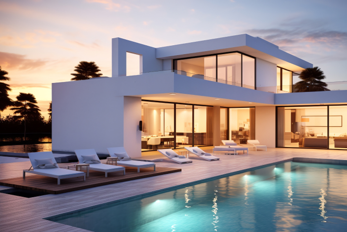 Villa pool construction in the UAE