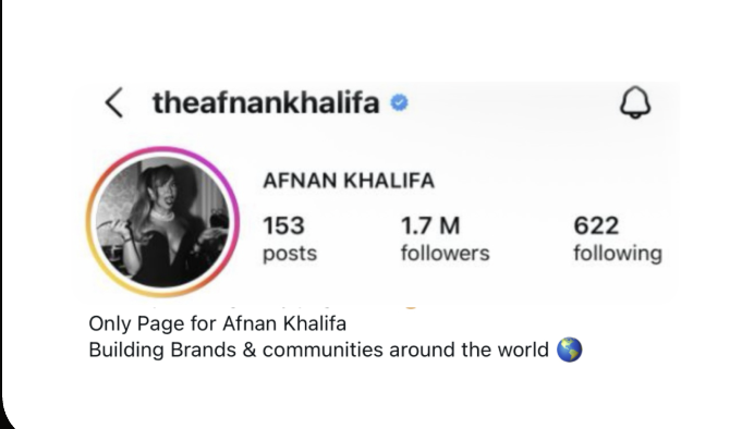 theafnankhalifa on Instagram, 1.7M followers
