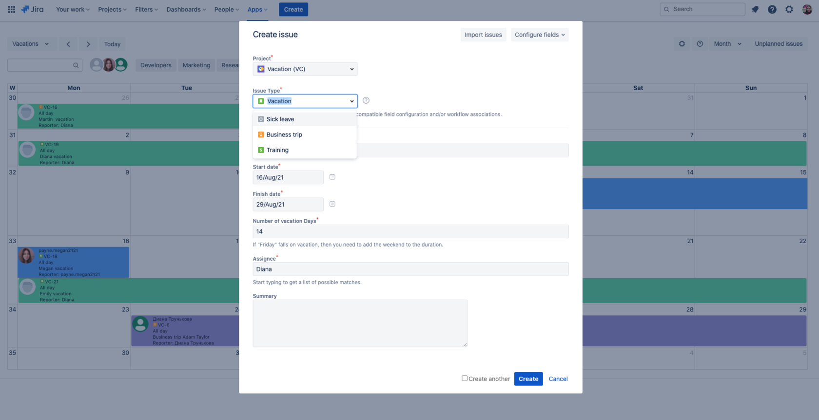 How to Plan Annual Leaves Right in Jira